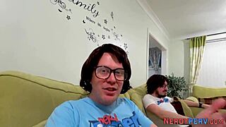 British Newbie Gets Facialized