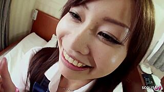 Petite Japanese Girl's First Pickup