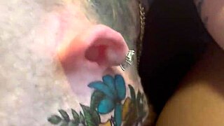 ebony milf's tight pussy licked by white guy while at work