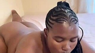 Hot Ebony Solo Masturbates with Juicy Pussy