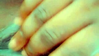 Little creamy pussy looks so inviting for fingering