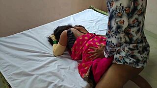 Sexy maid rides in cowgirl position