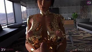 Intense Lara Handjob Action