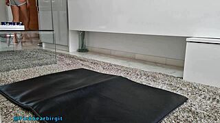 cute amateur milf enjoying her sybian machine for pleasure