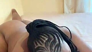 Hot Ebony Solo Masturbates with Juicy Pussy