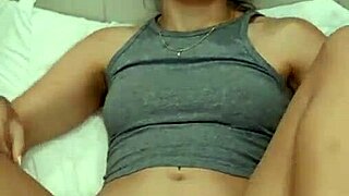 Latina Masturbates With Vibrator To Intense Orgasm