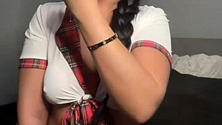 Horny British Girl Toys Herself To Squirting Orgasm?