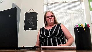 your teacher gives you joi in her office and reveals that you got her pregnant