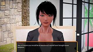 Amatérská brunetka s velkýma prsama v hře 313