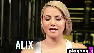 Big Ass Milf Working Out With Friends, Receives Help From Guy On Exercises