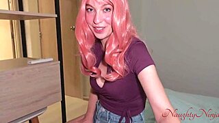 caught with panties 😏