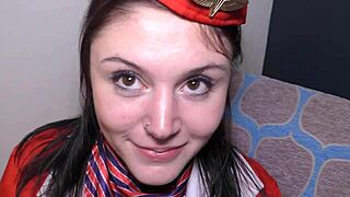 British amateur Lexi Lush delivers the best blowjob on monster cock.