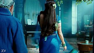 Rani Mukharji Transfers Saree With Visible Panty Ass Curves