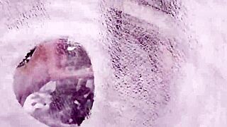 smoking hot teen blondie poses nude then showers outdoors