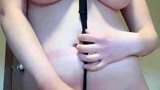 18YO Amateur Orgasms on Wet Panties