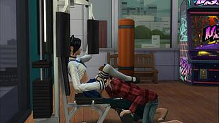 the sims 4 cunnilingus scene
