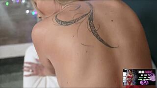 Ellie Tay gives the best Christmas present ever to Luke Longly.