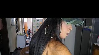 Busty slutty milf masturbates with new toy 😘