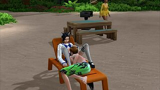 the sims 4 cunnilingus scene