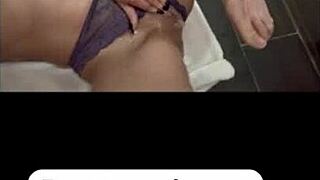 Beautiful Latina Enjoys Quiet Time at Home