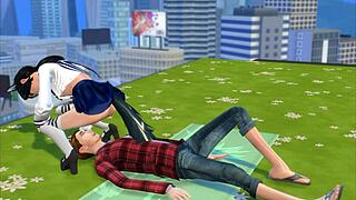 the sims 4 cunnilingus scene