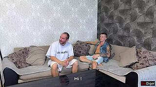 Girl has hardcore gangbang with three guys after ex cheated.