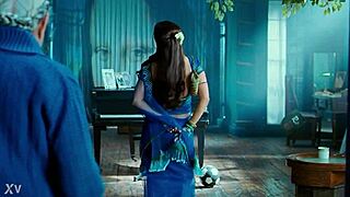 Rani Mukharji Transfers Saree With Visible Panty Ass Curves