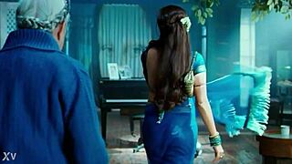 Rani Mukharji Transfers Saree With Visible Panty Ass Curves