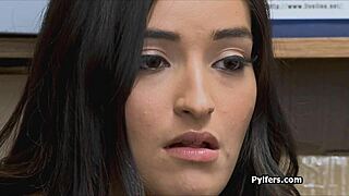 Latina Spreads Wide for Mall Security