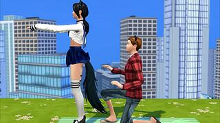 the sims 4 cunnilingus scene