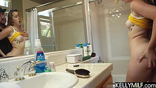 Ryan Grabs Melody Parker's Big Shaved Teen Ass