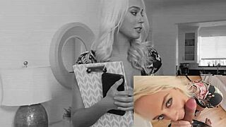 Blonde Falls For Clever Trick