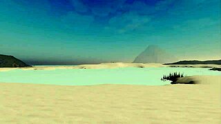 Fucking my Roblox catgirl at the beach