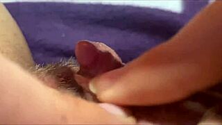 Huge Clitoris Rubbing And Jerking Orgasm