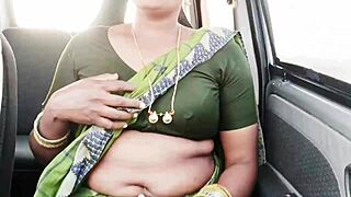 beautiful indian maid car sex with dirty talks