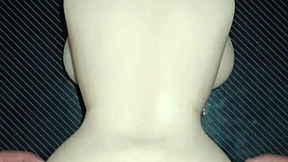 mandy starts with pussy sex then takes anal creampie on the desk