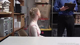 i punished the perfect tits girl thief athena rayne with rough fucking