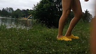 Wow, outdoor camping vacation with MILF, clothes ripped in compilation!