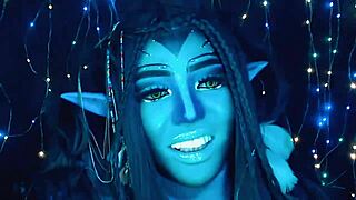 She dances beautifully on webcam for her avatar.