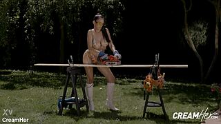 Huge Tits Bombshell Katrina Moreno CUMMING Inside