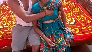 indian fucked hardcore for an hour and gets cum in mouth