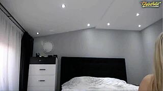 sloppy web chat session with blonde participant posing mysteriously