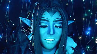 She dances beautifully on webcam for her avatar.