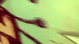 amateurs record a person taking a bath in homemade setting, part 1 and 2, enjoying the simple bath time