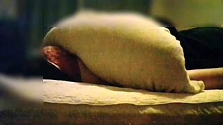 Wife in red lingerie tempts with secret sex, cowgirl squeezes cum in close-up