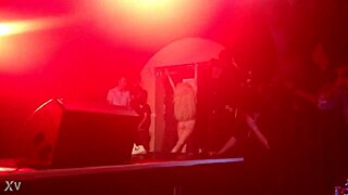 lady gaga stripping on stage show with fans cheering 😍🎤