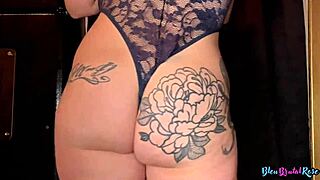 pretty french girl in thong gets ass licked and pussy pounded