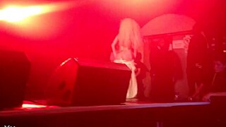 lady gaga stripping on stage show with fans cheering 😍🎤