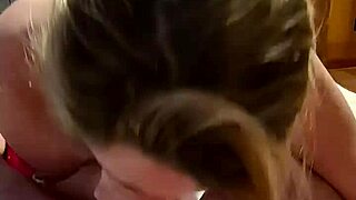 Cute Wife Gives Head And Gets Mouthful Of Cum In Homemade Teasing Session