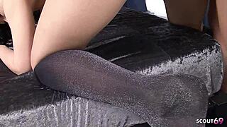 Japanese teen seduces in uniform for creampie 😏